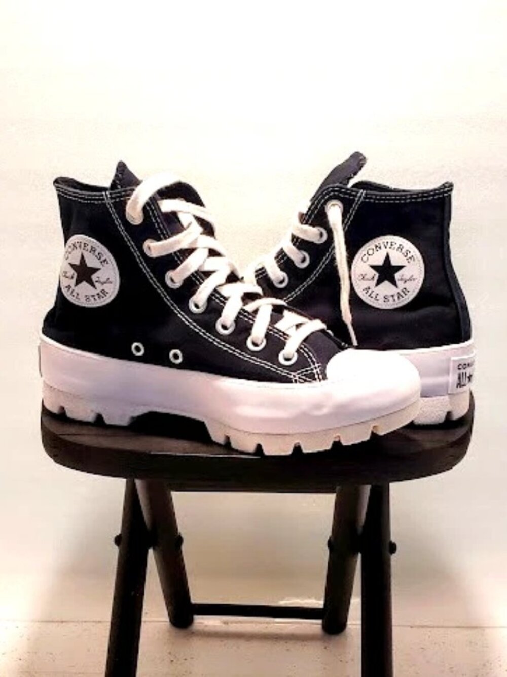 🔥 Converse Chuck Taylor All Star Lugged High Top Platform Canvas Sneaker Size 7